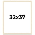 thumbnail image 1 of 32x37 Frame White Real Wood Picture Frame Width 1.5 inches | Interior Frame Depth 0.5 inches | Barn, 1 of 8