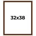 thumbnail image 1 of 32x38 Frame Gold Brown Plein Air Vintage Solid Wood Picture Frame | 1.75 Inches Moulding Width |, 1 of 8