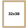 thumbnail image 1 of 32x38 Frame Gold Plein Aire Solid Wood Picture Frame Width 2 Inches | Interior Frame Depth 0.5, 1 of 8