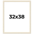 thumbnail image 1 of 32x38 Frame White Real Wood Picture Frame Width 1.5 inches | Interior Frame Depth 0.5 inches | Barn, 1 of 8
