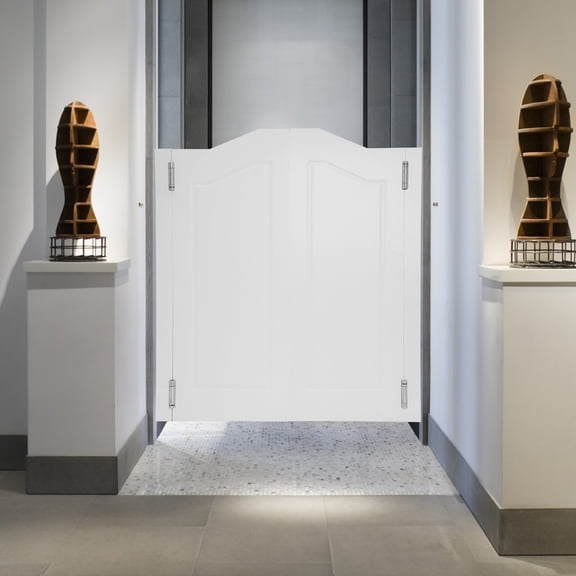 32x42 Wood Swinging Door Wall-mounted Double Half Cafe Doors Saloon Bar W/ Hinge