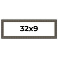 thumbnail image 1 of 32x9 Frame Black Bamboo Solid Wood Picture Frame Width 1.5 Inches | Interior Frame Depth 0.5 Inches, 1 of 8