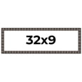 thumbnail image 1 of 32x9 Frame Black Brown Chestnut Mosaic Solid Wood Picture Frame | 1.125 Inch Moulding Width |, 1 of 8