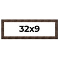 thumbnail image 1 of 32x9 Frame Brown Burl Real Wood Picture Frame Width 1.625 Inches | Interior Frame Depth 0.5 Inches, 1 of 8