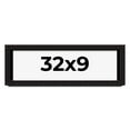 thumbnail image 1 of 32x9 Shadow Box Black Solid Wood Display Picture Frame | 1 Inch Rabbet Depth | | 1.375 Inch, 1 of 4