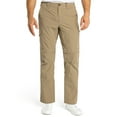 thumbnail image 1 of 33,000ft Men's Convertible Hiking Pants, Quick Dry Stretch Zip-Off Lightweight Cargo Pants for Camping Fishing Light Brown 36W x 32L, 1 of 7