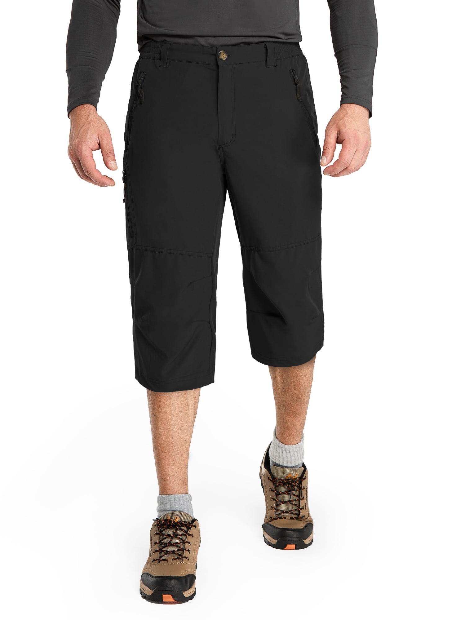 33,000ft Men's Hiking Golf Capri Pants 3/4 Cargo Quick Dry