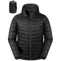 Michael Kors Men's True Puffy Quilted Insulated Puffer Jacket (Large ...