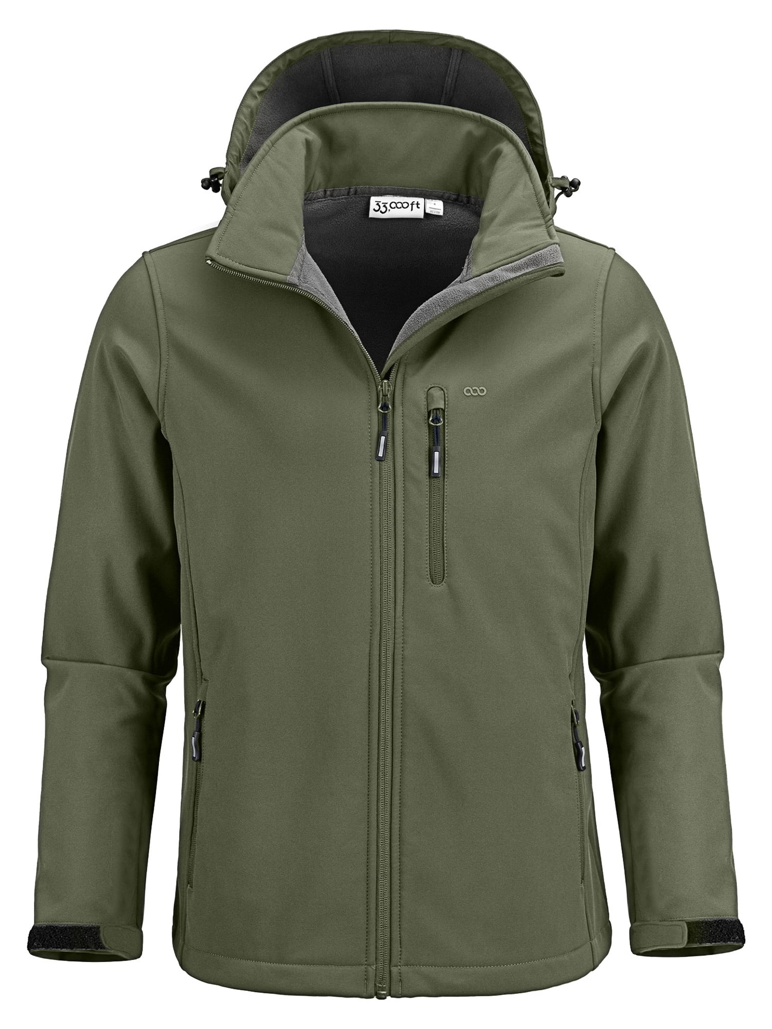 33,000ft Women's Softshell Jacket, Fleece Lined Warm Jacket Light