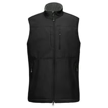 33,000ft Men's Lightweight Softshell Vest Outerwear Zip Up Fleece Lined Windproof Sleeveless Jacket for Golf Running Hiking