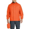 thumbnail image 1 of 33,000ft Men's Packable Rain Jacket Hooded Lightweight Waterproof Rain Shell Jacket Raincoat for Hiking Golf Cycling, 1 of 9