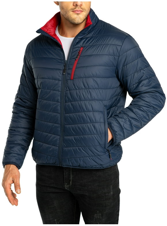 33,000ft Men's Puffer Jacket Lightweight Packable Winter Jacket