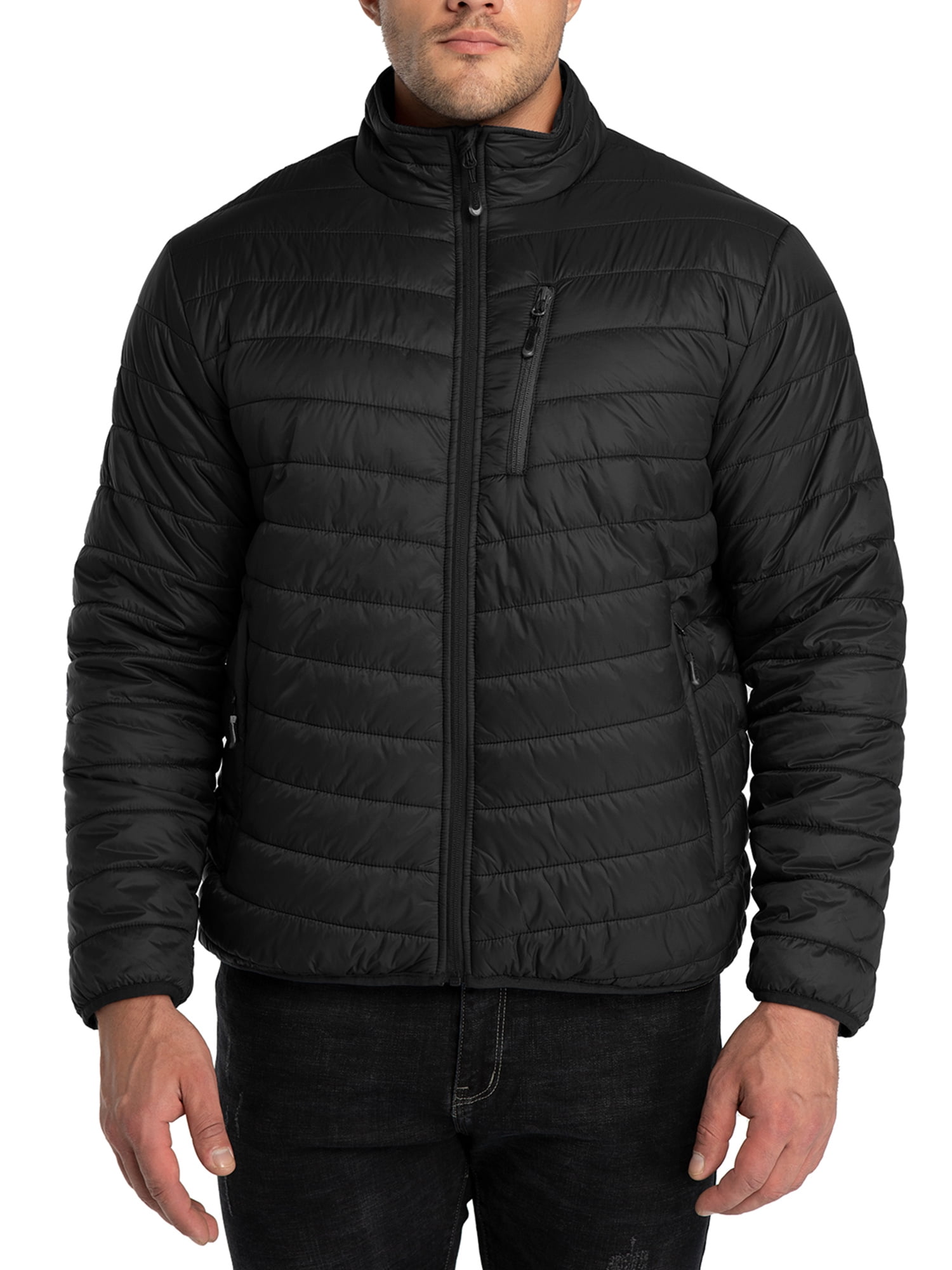 Lyle and scott black puffer best sale jacket