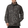 thumbnail image 1 of 33,000ft Men's Rain Jacket Waterproof Lightweight Packable Rain Pullover for Hiking Golf Running, 1 of 6