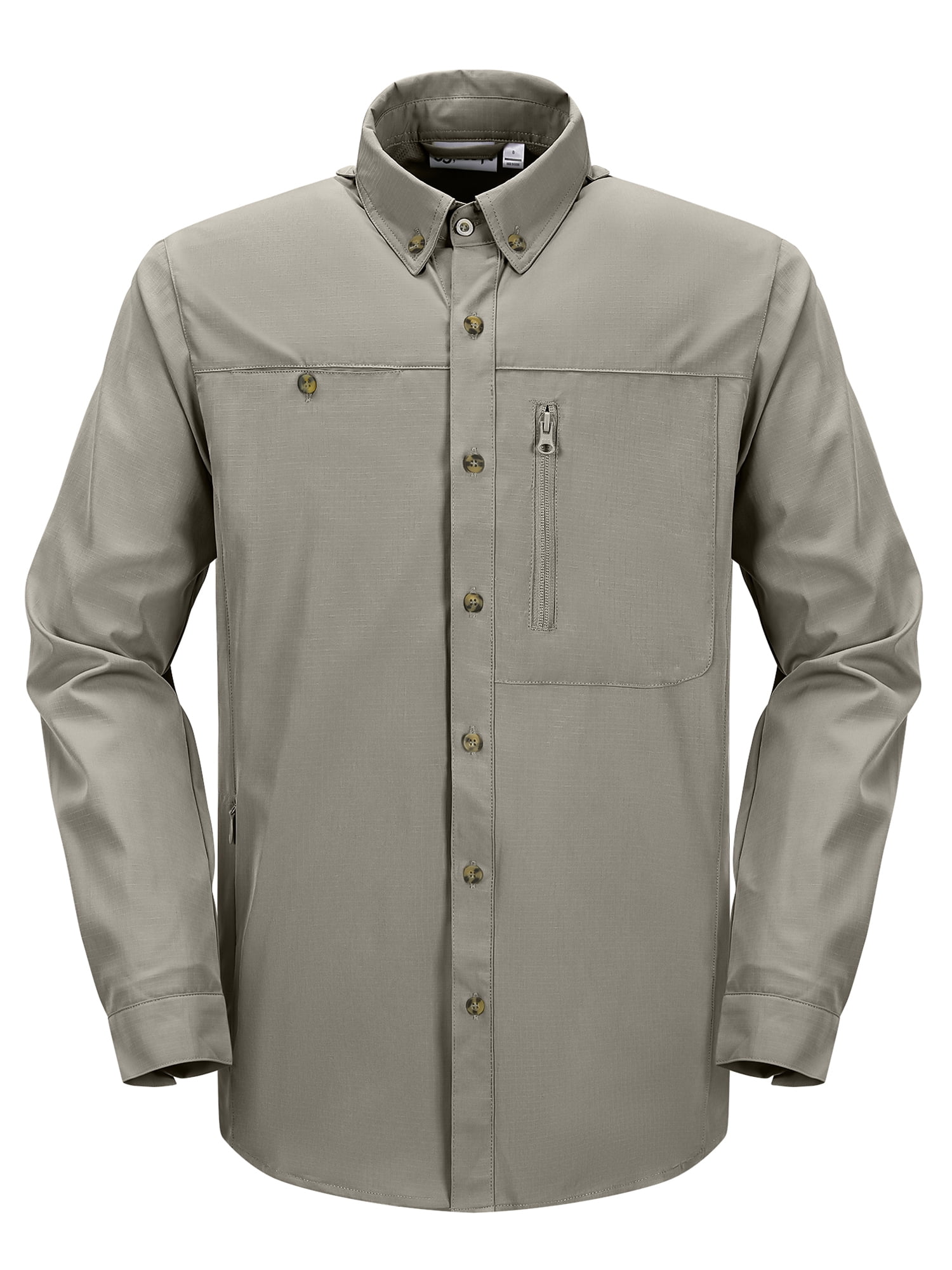 Wrangler Men's Outdoor Long Sleeve Shirt with UPF 30+ Protection