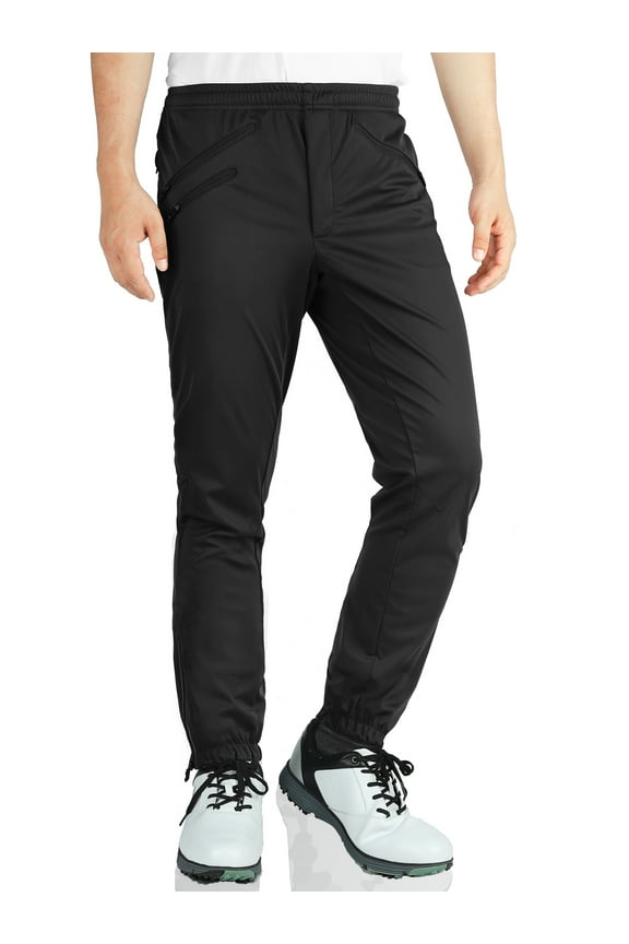 Men's Waterproof Cycling Pants, Windproof Breathable Athletic Mountain Bike Pants Running Hiking Sweatpants Sports