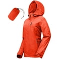 thumbnail image 1 of 33,000ft Packable Rain Jacket Women Lightweight Waterproof Raincoat with Hood Cycling Bike Jacket Windbreaker, 1 of 9