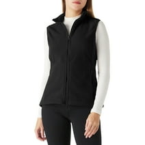 33,000ft Women's Polar Fleece Zip Vest Outerwear with Pockets,Warm Sleeveless Coat Vest for Fall & Winter