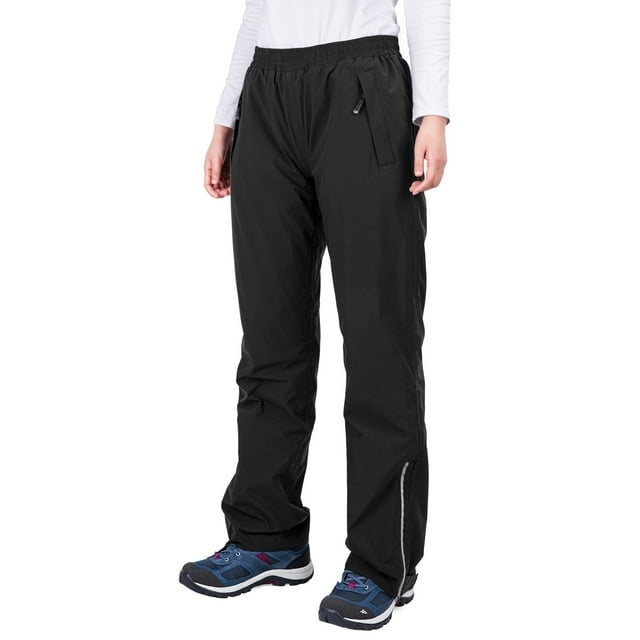 33,000ft Women's Rain Pants, Lightweight Waterproof Rain Over Pants