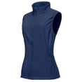 thumbnail image 1 of 33,000ft Women's Running Vest Fleece Lined Zip Up Windproof Lightweight Softshell Vests Outerwear for Golf Hiking Sports Blue X-Large, 1 of 8