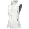 thumbnail image 1 of 33,000ft Women's Running Vest Fleece Lined Zip Up Windproof Lightweight Softshell Vests Outerwear for Golf Hiking Sports Off-White Large, 1 of 8