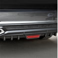 thumbnail image 1 of 33 1/2" Car Rear Bumper Diffuser Spoiler w/ LED Reflector Light Carbon Fiber ABS, 1 of 5