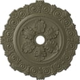 thumbnail image 1 of 33 1/4"OD x 3 5/8"ID x 1"P Scroll Medallion Spartan Stone Finished, 1 of 6