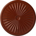 thumbnail image 1 of 33 1/8"OD x 3 1/2"ID x 1 3/8"P Leandros Ceiling Medallion (Fits Canopies up to 5"), Hand-Painted Firebrick, 1 of 6