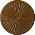 thumbnail image 1 of 33 1/8"OD x 3 1/2"ID x 1 3/8"P Leandros Ceiling Medallion (Fits Canopies up to 5"), Hand-Painted Smokey Topaz, 1 of 6