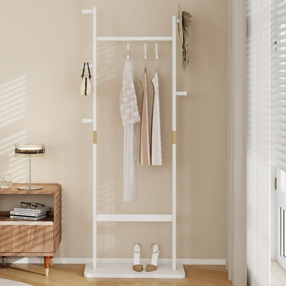 Coat Racks solid wood hanger 23.6* 11*64.1in Solid environmental protection easy to assemble beautiful can be placed in the bedroom/entrance/living room