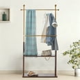 thumbnail image 1 of 33.1" Wide Hall Tree with 2 Movable Drawers, Shoe Storage, Shelves and Garment Racks, 5-in-1 Entryway Bench with 23 Hooks (Fixed and Movable), 1 of 7
