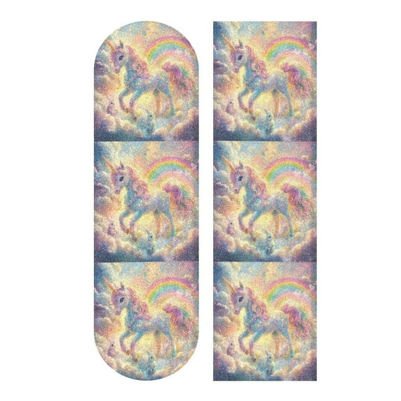 33.1" x 9.1" Tape Skateboard Scooter Grip Tape Skateboard Griptape Sheet Beautiful Unicorn