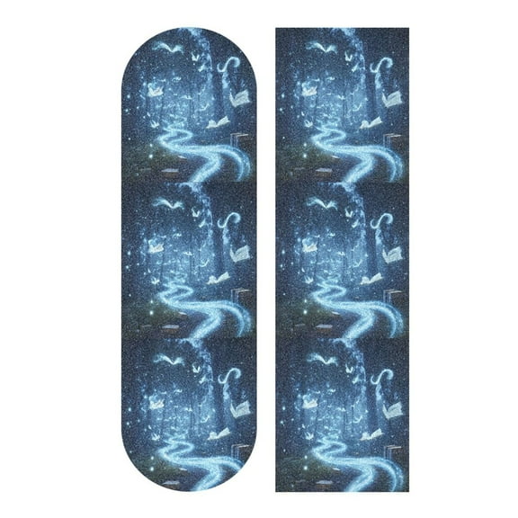 33.1" x 9.1" Tape Skateboard Scooter Grip Tape Skateboard Griptape Sheet Books Flying