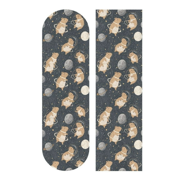 33.1" x 9.1" Tape Skateboard Scooter Grip Tape Skateboard Griptape Sheet Capybara Astronauts