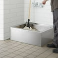 thumbnail image 1 of 33" 16-Gauge Stainless Steel One Compartment Floor Mop Sink - 28" x 20" x 6" Bowl, 1 of 2