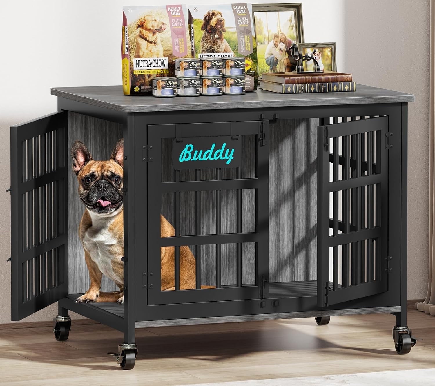 Stunning Indoor Outdoor Sturdy Dog Crate image