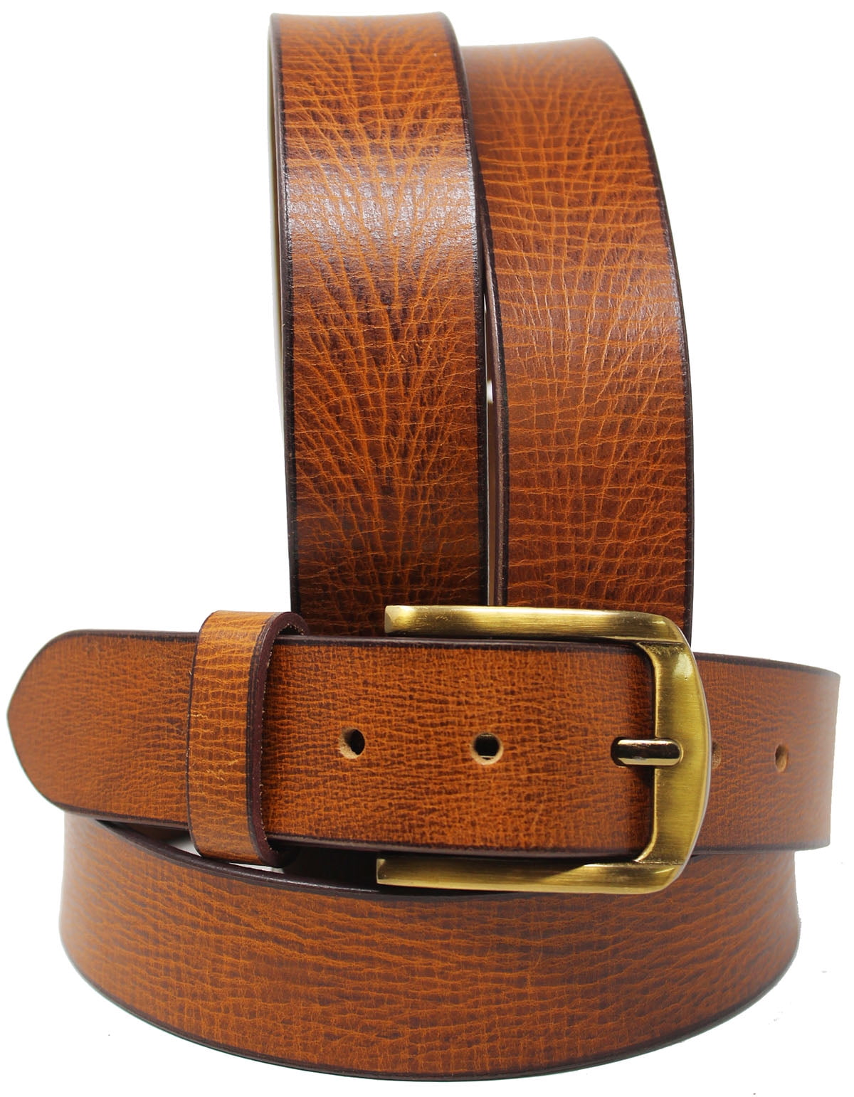 Tan Wyatt 34mm Genuine Leather Casual Jean Belt main image 0
