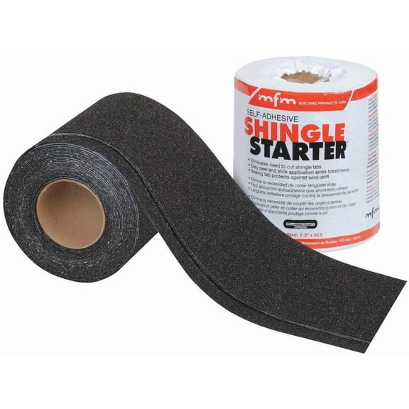 33.5 Feet MFM Building Products Black 7.2 Inch