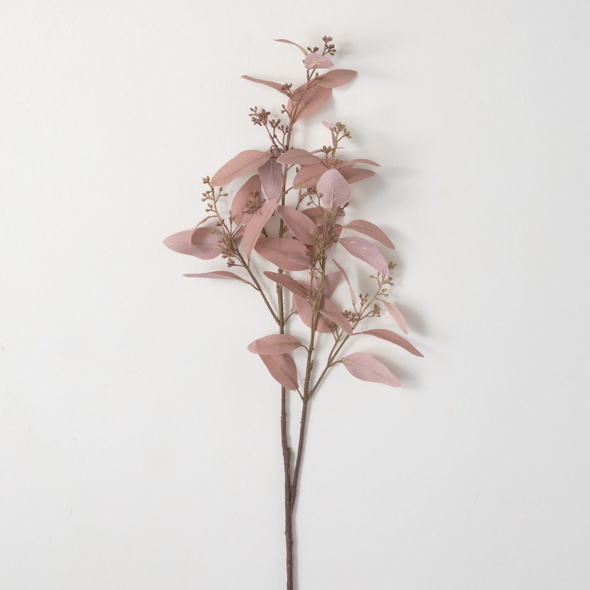 33.5" Soft Smoky Purple Faux Eucalyptus Stem