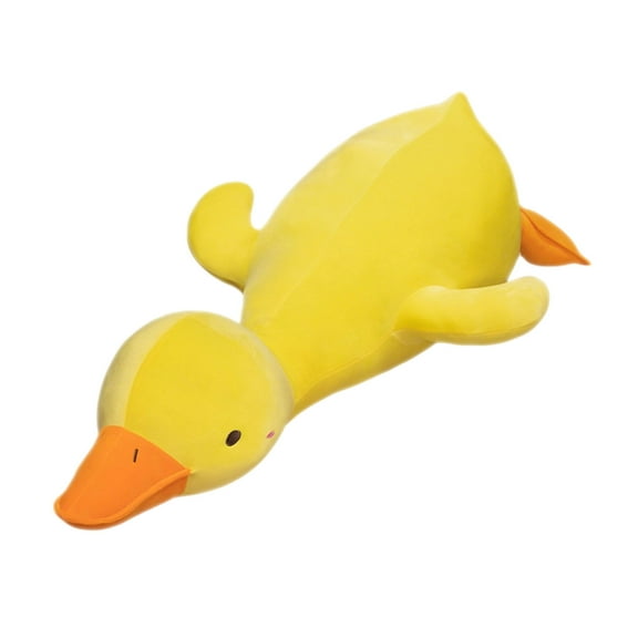 33.5" Yellow Duck Plush Pillow, Giant Goose Stuffed Animal, Super Soft Hugging Plush, Cuddly Decorative Animal Plush for Home, Bedroom, Sofa, Nap, Gift Idea, Cozy Duck Plush Pillow
