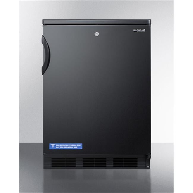 33.5 x 23.63 x 23.5 in. Auto Defrost All-Refrigerator, Black