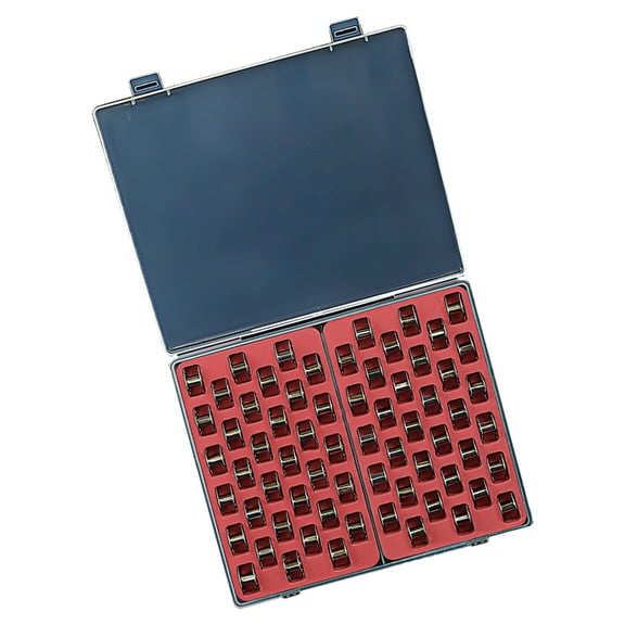 33/66 Grids Bobbin Box Plastic Bobbin Storage Container Bobbin Case for Sewing