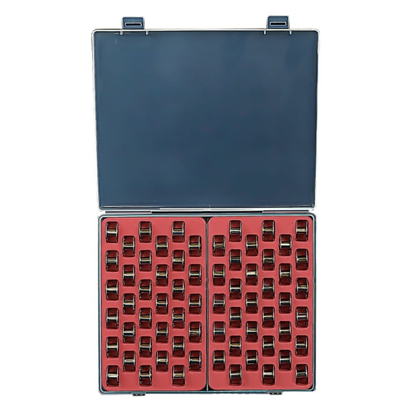 33/66 Grids Bobbin Storage Box Bobbins Case Bobbins Organisers with Lid Sewing Accessories for Craft Hobbyists