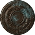 thumbnail image 1 of 33 7/8"OD x 1 3/8"P Dauphine Ceiling Medallion Bronze Blue Patina Finished, 1 of 6