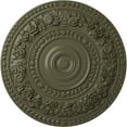 thumbnail image 1 of 33 7/8"OD x 2 3/8"P Rose Ceiling Medallion (Fits Canopies up to 13 1/2"), Hand-Painted Painted Turtle, 1 of 5