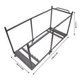 thumbnail image 1 of 33*75*39in Folding Table Cart Folding Table Trolley Table Cart with 6pcs Casters, 1 of 20
