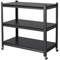 33.7in. H x 34in. W x 18in. D Garage Shelving 3 Tier Metal Garage