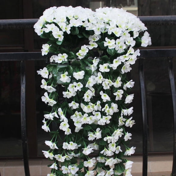 33" Artificial Silk Orchid Bouquet Pick, , Artificial Orchid Flowers Stems, 1pcs Faux Silk Flower for Wedding/Home Decor/Indoor,Outdoor Hanging Decoration