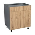 thumbnail image 1 of 33" Base Cabinet Double Door Single Drawer with Black door, 1 of 5