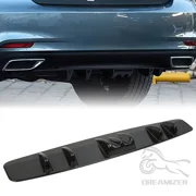 33" Car Rear Bumper Lip, Universal Rear Diffuser Shark Fin Style Bumper, Wing Spoiler Splitter Spoiler, Compatible with Honda Civic Accord Volkswagen VW Jetta Audi A3 Ford Explorer Chrysler
